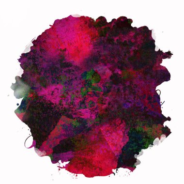 Soyut suluboya tasarımı, boyalı su dokusunu temizler..