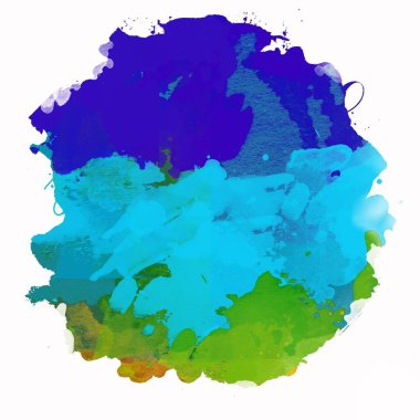 Soyut suluboya tasarımı, boyalı su dokusunu temizler..