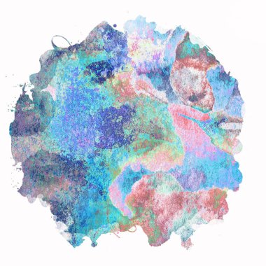 Soyut suluboya tasarımı, boyalı su dokusunu temizler..