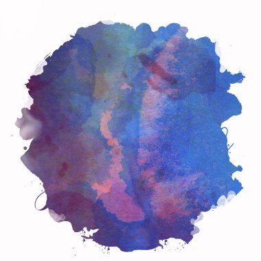 Soyut suluboya tasarımı, boyalı su dokusunu temizler..