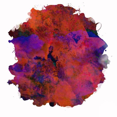 Soyut suluboya tasarımı, boyalı su dokusunu temizler..