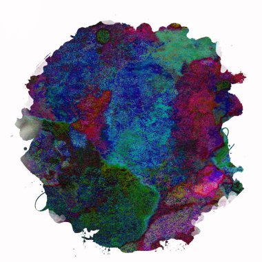 Soyut suluboya tasarımı, boyalı su dokusunu temizler..