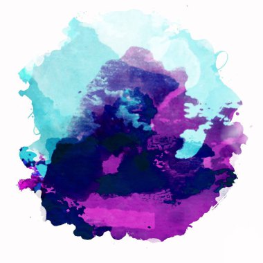 Soyut suluboya tasarımı, boyalı su dokusunu temizler..