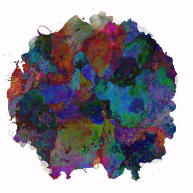 Soyut suluboya tasarımı, boyalı su dokusunu temizler..