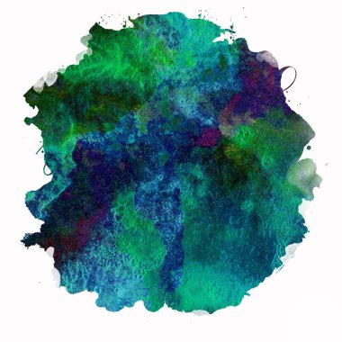 Soyut suluboya tasarımı, boyalı su dokusunu temizler..