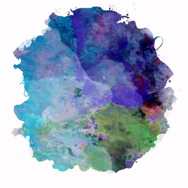 Soyut suluboya tasarımı, boyalı su dokusunu temizler..