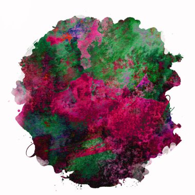 Soyut suluboya tasarımı, boyalı su dokusunu temizler..