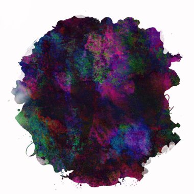 Soyut suluboya tasarımı, boyalı su dokusunu temizler..