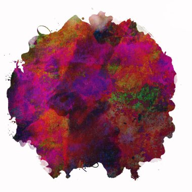 Soyut suluboya tasarımı, boyalı su dokusunu temizler..