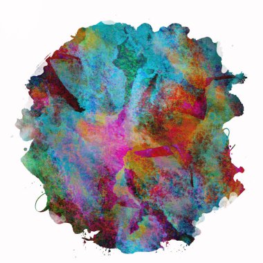 Soyut suluboya tasarımı, boyalı su dokusunu temizler..