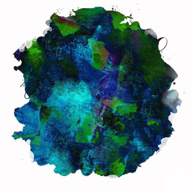 Soyut suluboya tasarımı, boyalı su dokusunu temizler..