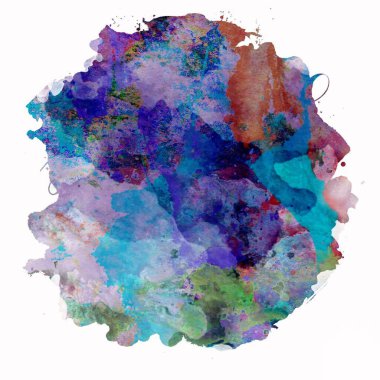 Soyut suluboya tasarımı, boyalı su dokusunu temizler..