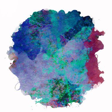 Soyut suluboya tasarımı, boyalı su dokusunu temizler..