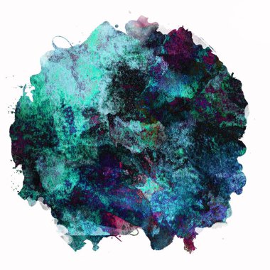 Soyut suluboya tasarımı, boyalı su dokusunu temizler..