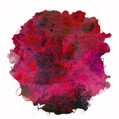 Soyut suluboya tasarımı, boyalı su dokusunu temizler..