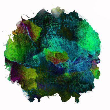 Soyut suluboya tasarımı, boyalı su dokusunu temizler..