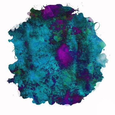 Soyut suluboya tasarımı, boyalı su dokusunu temizler..