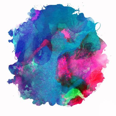 Soyut suluboya tasarımı, boyalı su dokusunu temizler..