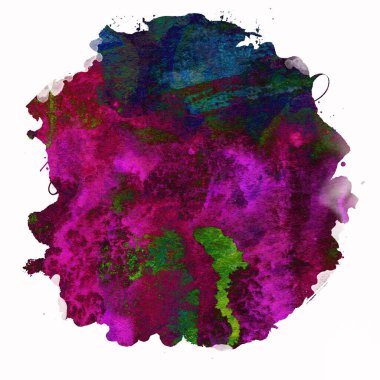 Soyut suluboya tasarımı, boyalı su dokusunu temizler..