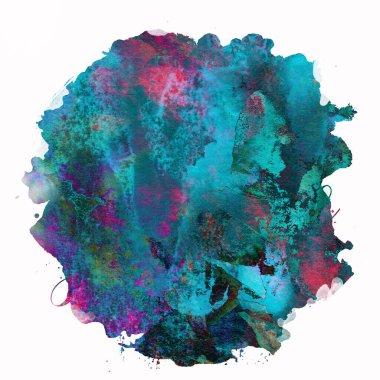 Soyut suluboya tasarımı, boyalı su dokusunu temizler..