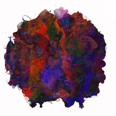 Soyut suluboya tasarımı, boyalı su dokusunu temizler..