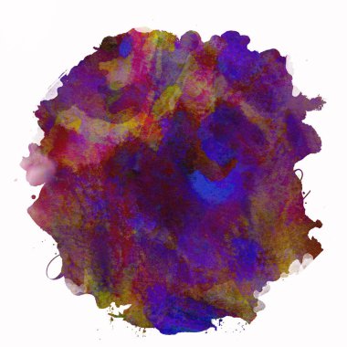 Soyut suluboya tasarımı, boyalı su dokusunu temizler..