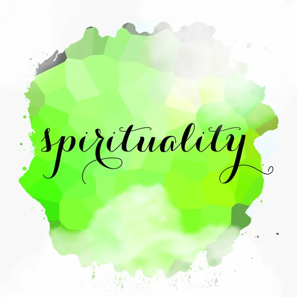 Spirituality Word Abstract Colorful Background — Stock Photo, Image