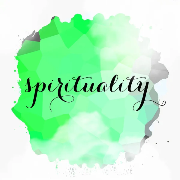 Spirituality Word Abstract Colorful Background — Stock Photo, Image