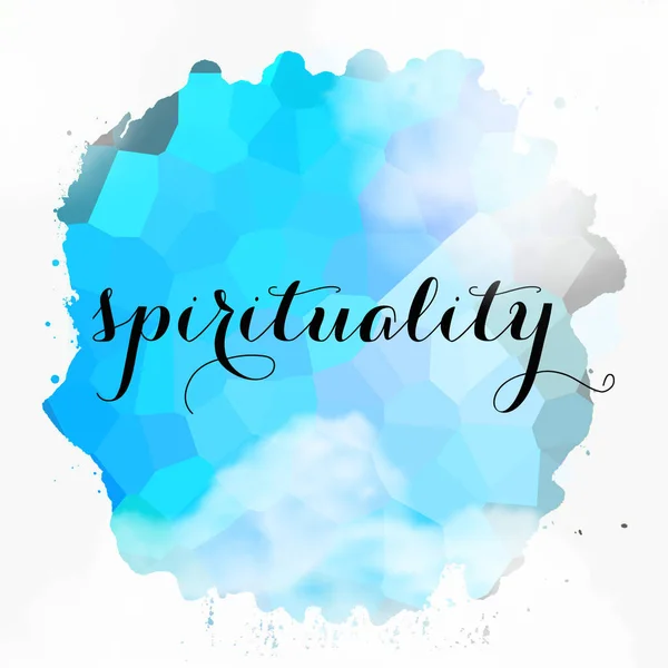 Spirituality Word Abstract Colorful Background — Stock Photo, Image