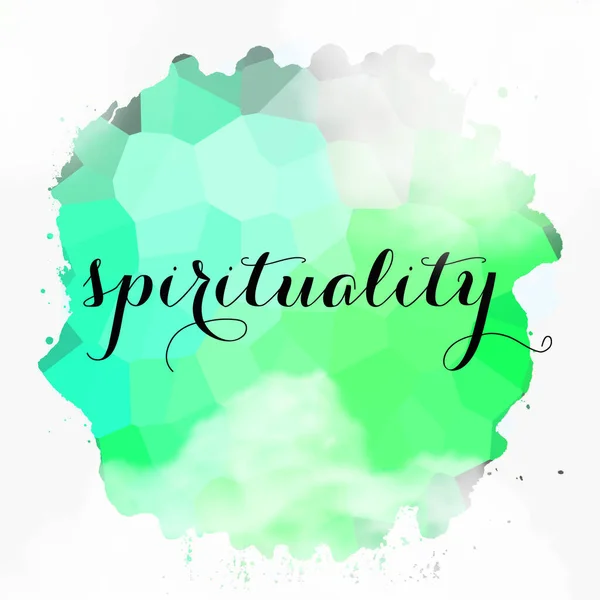 Spirituality Word Abstract Colorful Background — Stock Photo, Image