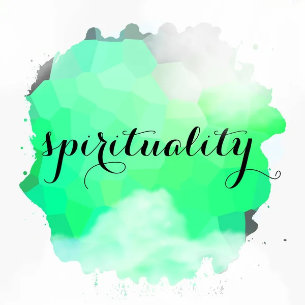 Spirituality Word Abstract Colorful Background — Stock Photo, Image