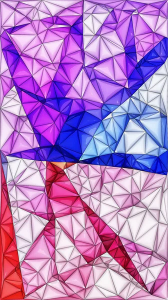 Сучасна Абстрактна Форма Багатокутника Фону Шпалер — стокове фото