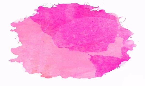 Abstract Pink Watercolor Design Wash Aqua Painted Texture Close Minimalistic — Stock Photo, Image