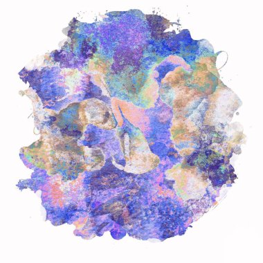 Soyut renkli arkaplanda eşit haklar metni