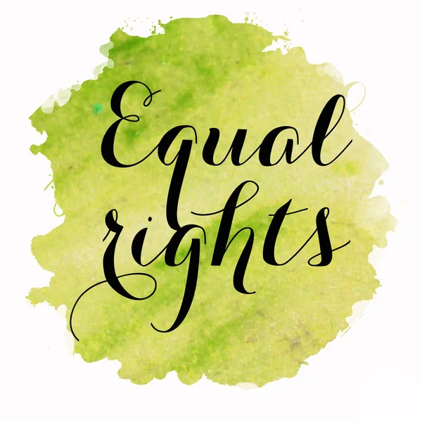 Equal Rights Text Abstract Colorful Background — Stock Photo, Image