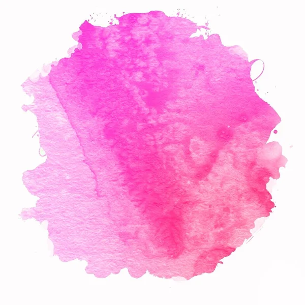 摘要粉红水彩画水彩画水彩画质感闭合 简约而奢华的背景 — 图库照片