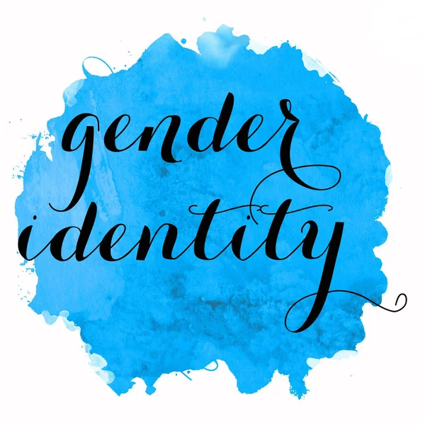 Gender Identity Text Abstract Colorful Background — Stock Photo, Image