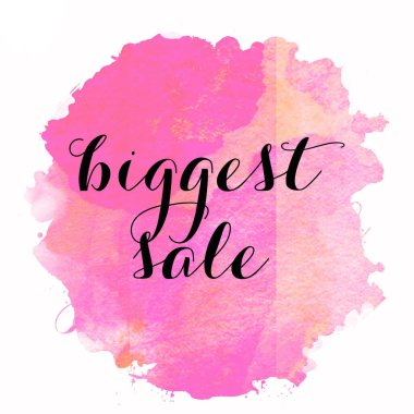 Soyut renkli arkaplan üzerine özel teklif metni