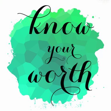 soyut renkli arkaplan üzerindeki değerli metninizi bilin