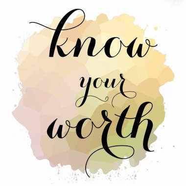 soyut renkli arkaplan üzerindeki değerli metninizi bilin