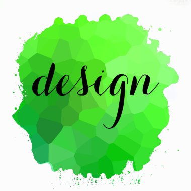 soyut renkli arkaplan üzerinde tasarım metni