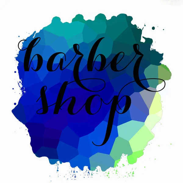 Barber Shop Text Abstract Colorful Background — Stock Photo, Image