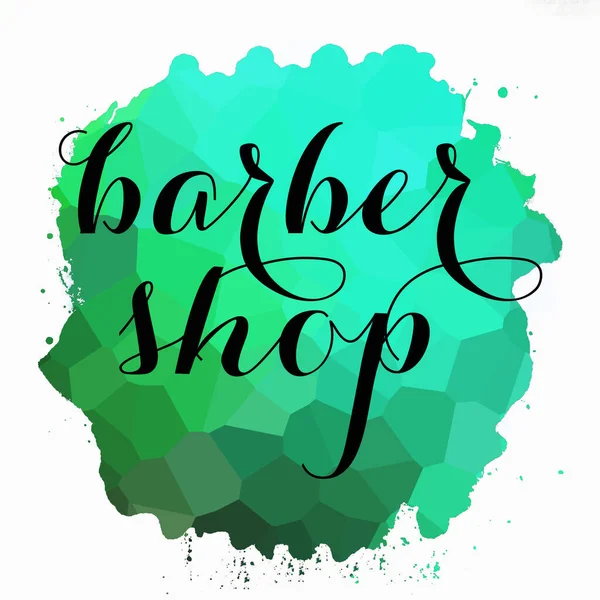 Barber Shop Text Abstract Colorful Background — Stock Photo, Image