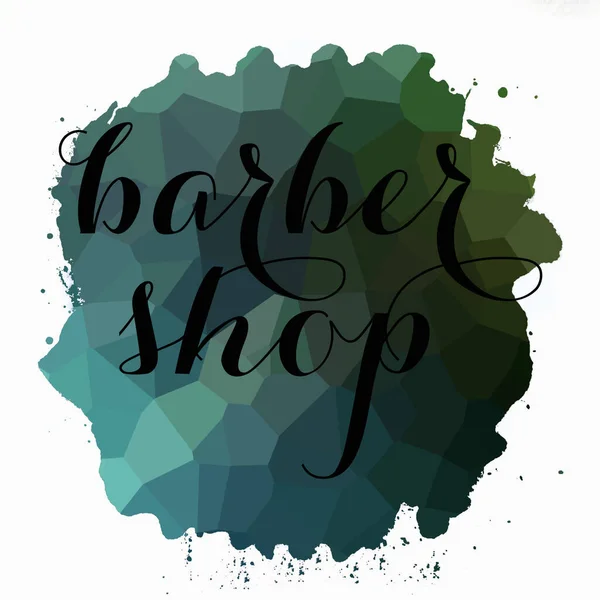 Barber Shop Tekst Abstracte Kleurrijke Achtergrond — Stockfoto