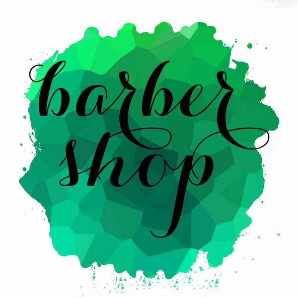 Barber Shop Text Abstract Colorful Background — Stock Photo, Image