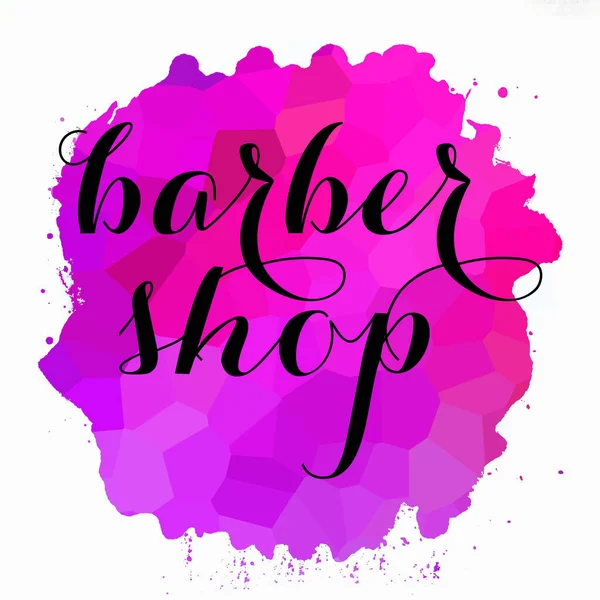 Barber Shop Text Abstract Colorful Background — Stock Photo, Image