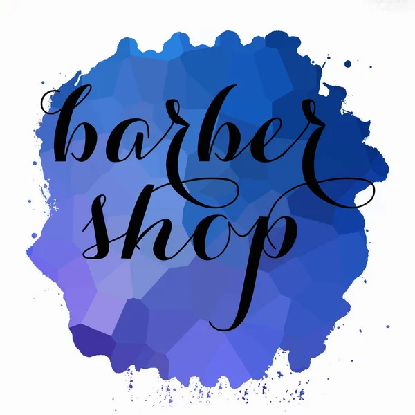 Barber Shop Text Abstract Colorful Background — Stock Photo, Image