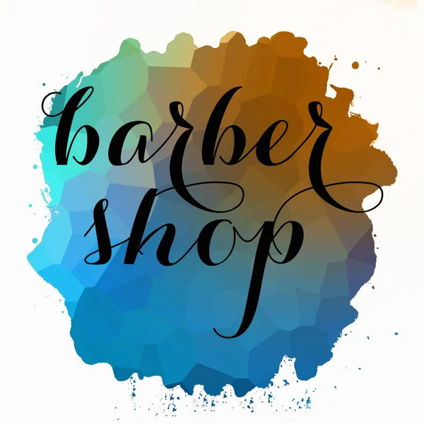 Barber Shop Text Abstract Colorful Background — Stock Photo, Image