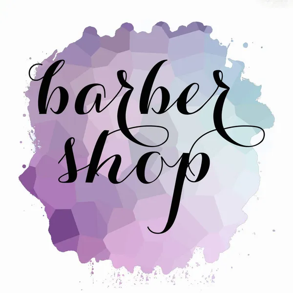 Barber Shop Text Abstract Colorful Background — Stock Photo, Image