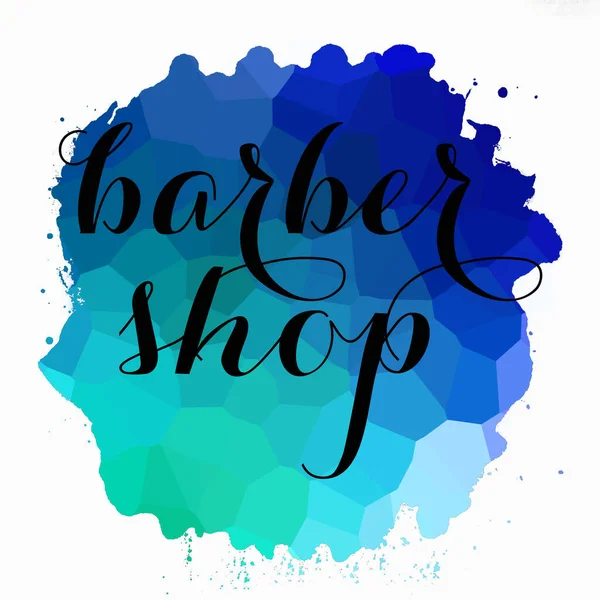 Barber Shop Text Abstract Colorful Background — Stock Photo, Image